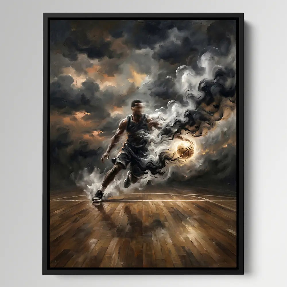 Fogged Basketballer