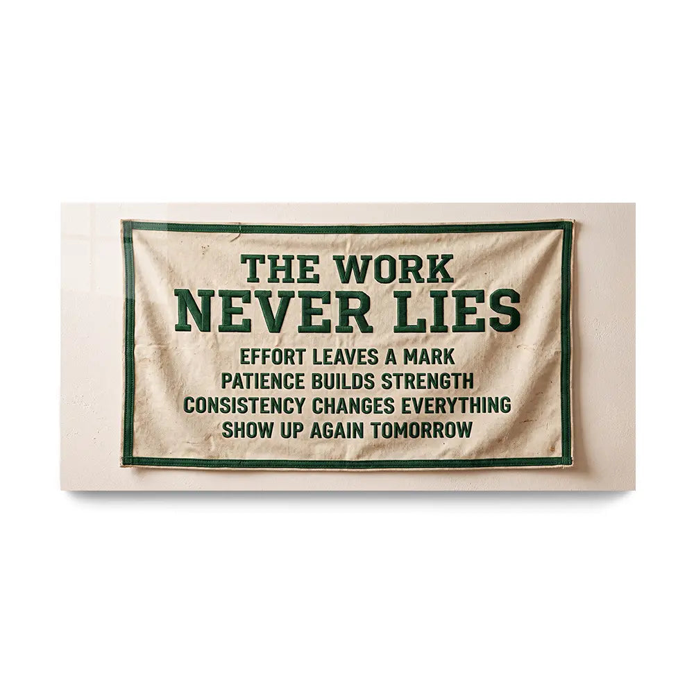 The Work Never Lies