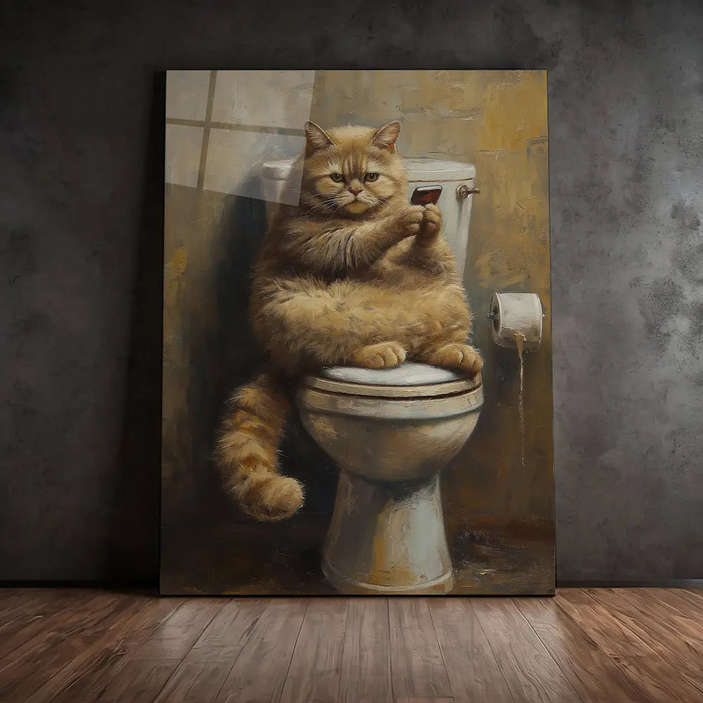 Texting Cat