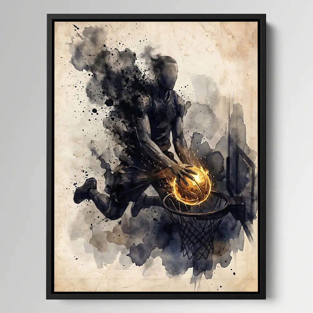 Watercolor Fire Shot